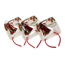 Christmas Dress-Up Headband with Sequins 21cm